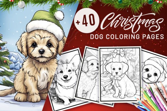 Download Christmas Dog Coloring Pages - Christmas Collection