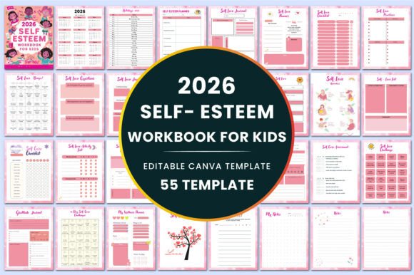 Download 2026 Self-Esteem Workbook for Kids KDP - Kids Collection