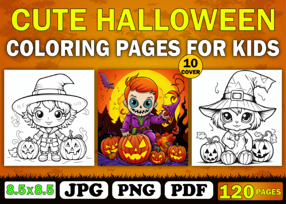 Download Cute Halloween Coloring Pages for Kids - Kids Collection