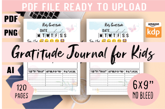 Download Gratitude Journal for Kids |KDP Interior - Kids Collection