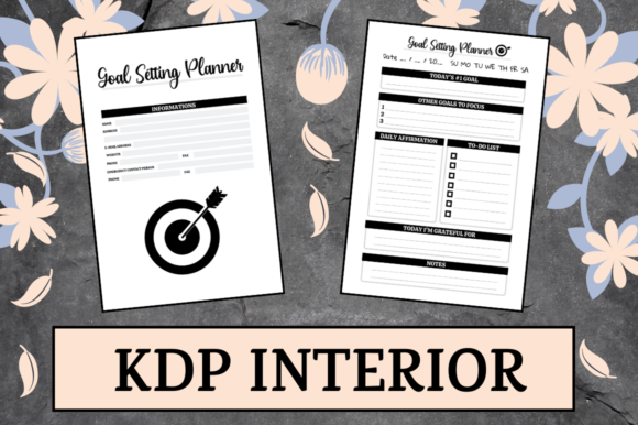 Download Goal Setting Planner | KDP Interior - Goal setting planner Collection