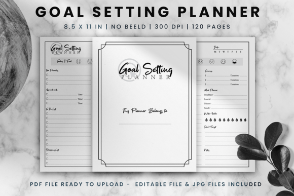 Download Goal Setting Planner - KDP Iinterior - Goal setting planner Collection