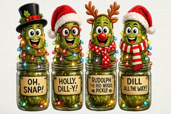 Download Funny Christmas Pickle PNG Clipart - Premium Resources