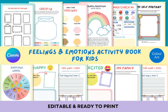Download EDITABLE FEELINGS ACTIVITY BOOK for KIDS - Kids Collection