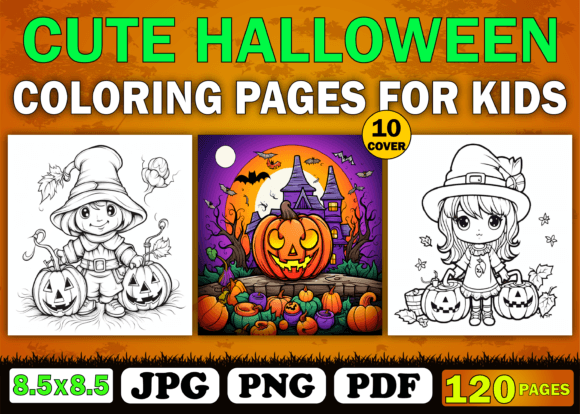 Download Cute Halloween Coloring Pages for Kids - Kids Collection